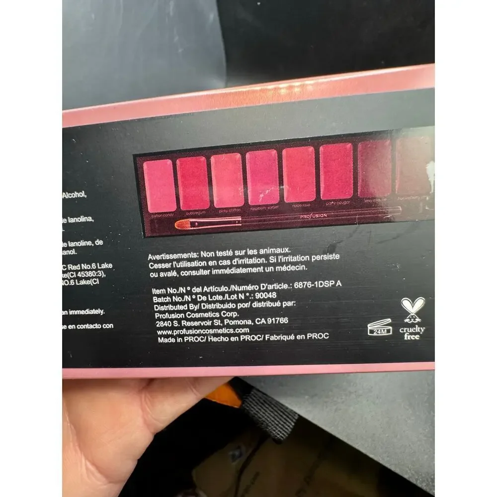 NWT Profusion Lip Palette High Pigmented Lipstick NO BOX
